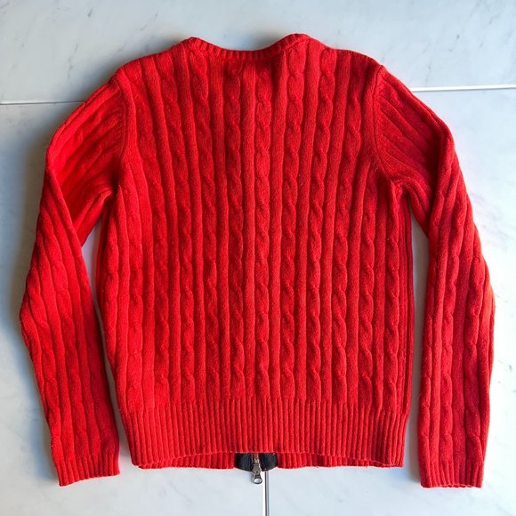 Vintage Eddie Bauer Cotton/Angora/Nylon Sweater in Red - Picture 12 of 13